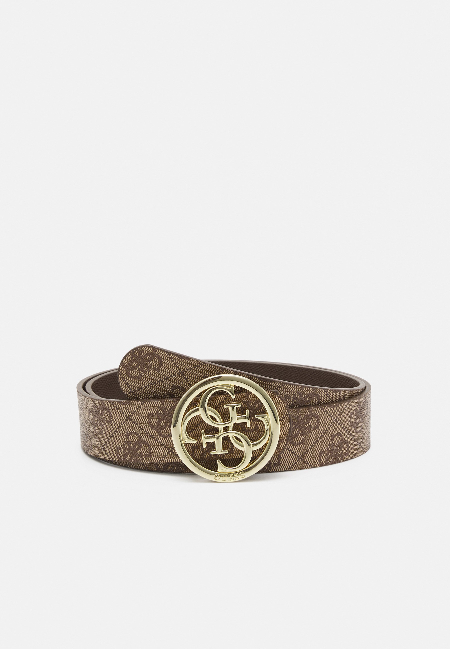 Guess CORDELIA LOGO ADJUST PANT BELT - Cintura - latte brown/ocra - Zalando .it