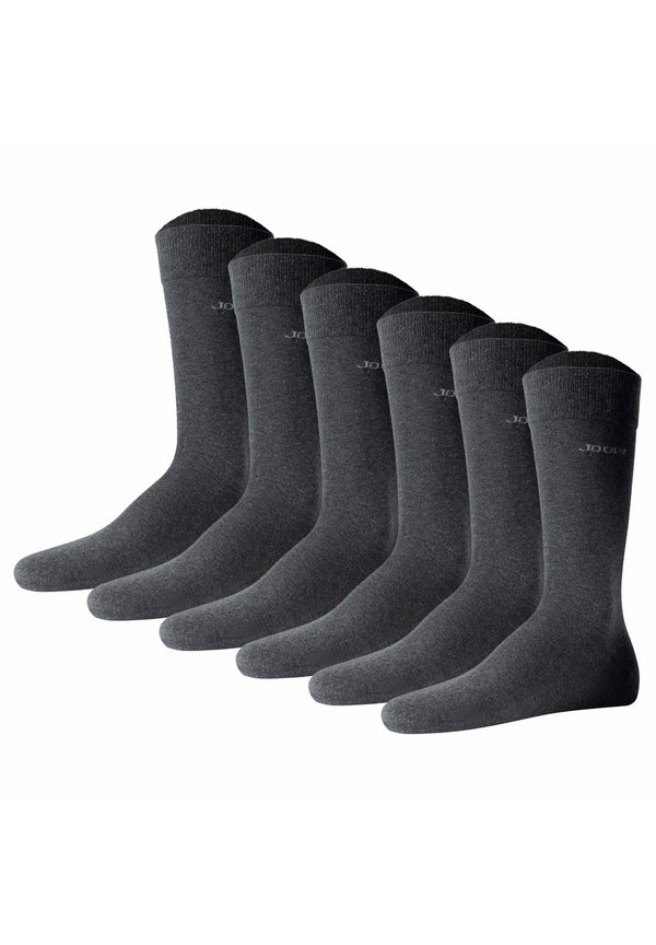 6 PACK - Socken - anthrazit meliert