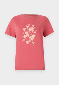 CREW NECK - Tričko s potlačou - berry red