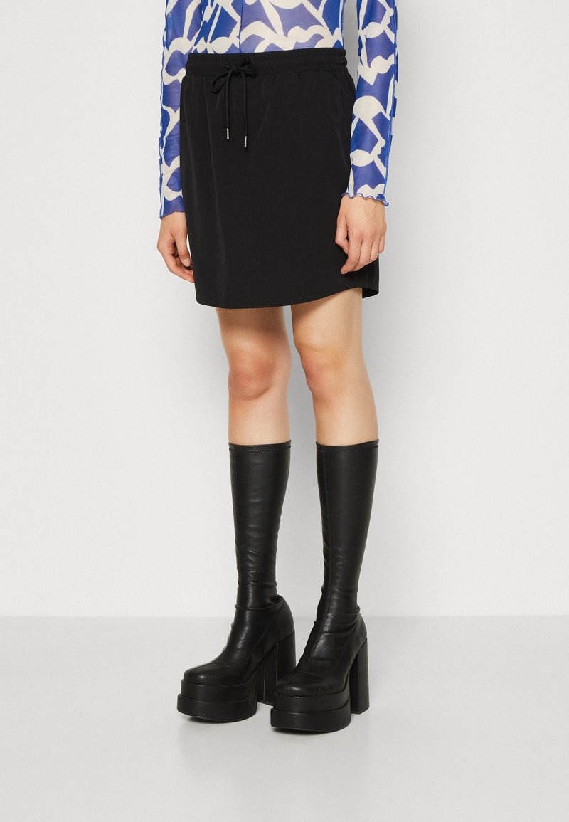 Noisy May - Nmindie S/S Short Dress Az425Lb - 4914574 Light Blue Denim