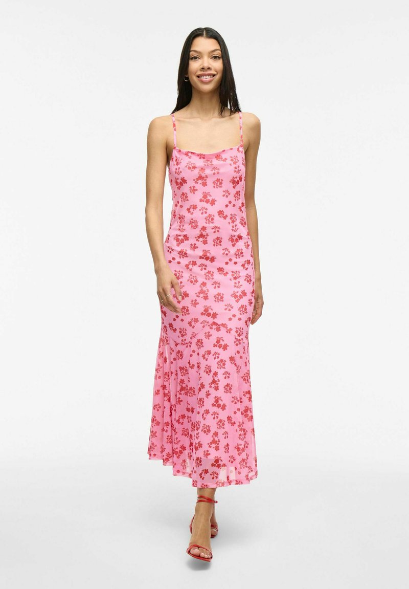VILA VISINE TRÄGER - Maxikleid - pink yarrow