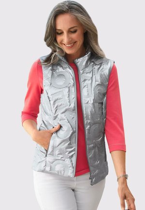 GOLDNER Waistcoat - silver-coloured