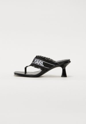 PANACHE II - Slippers - black denim