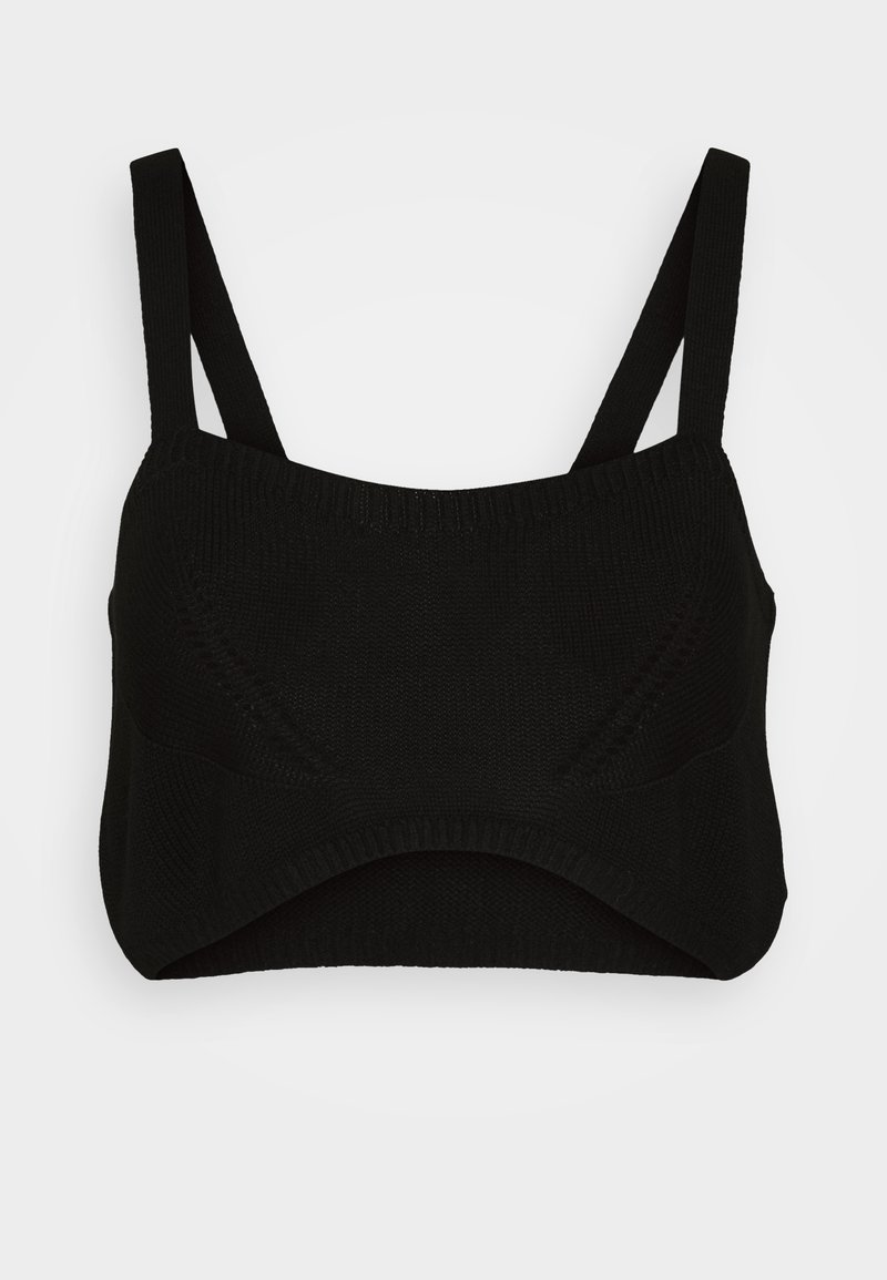 NU-IN Top zwart denim/blackdenim NU-IN Top zwart denim/blackdenim