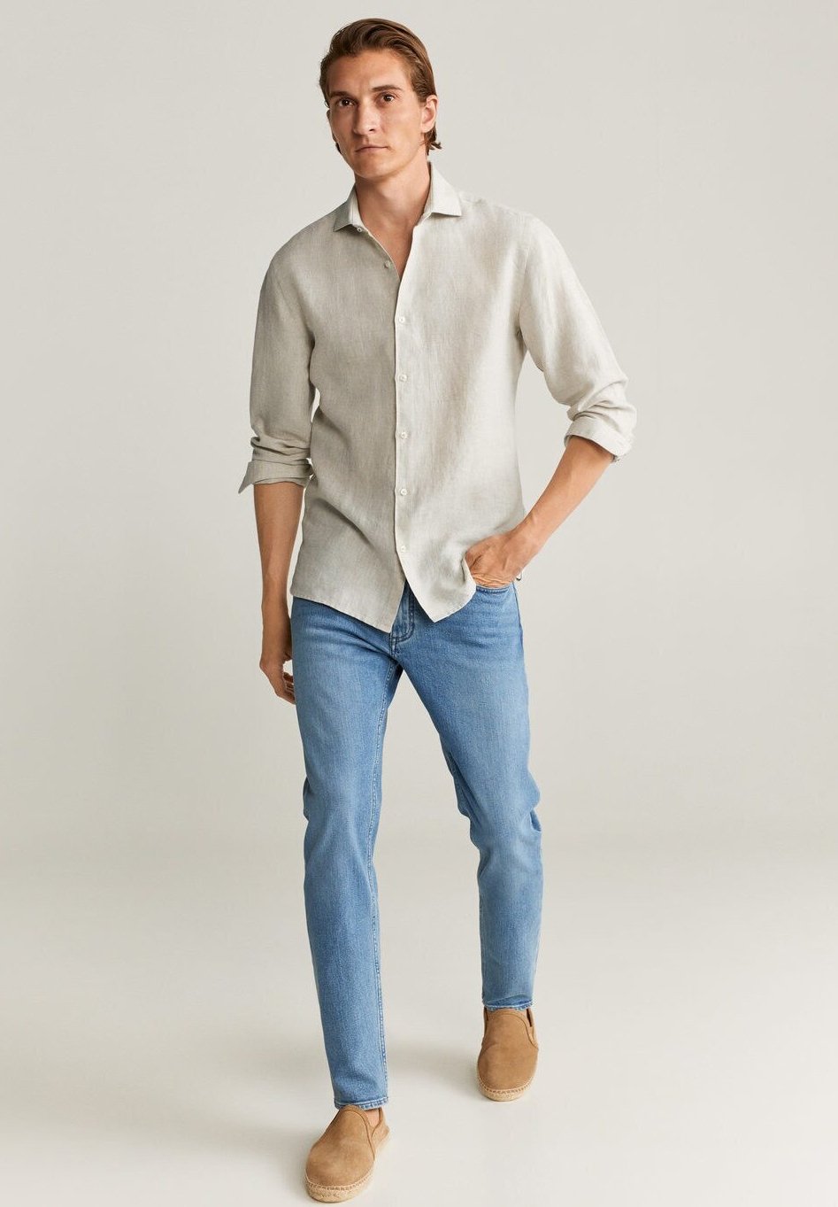 Mango AVISPE Skjorte sable Zalando.no Mango AVISPE Skjorte sable Zalando.no