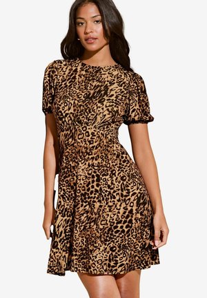 Lipsy Vapaa-ajan mekko - beige animal