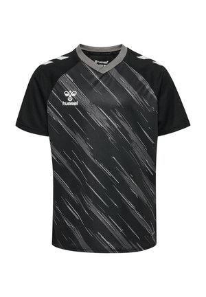 MATCH TRIUMPH S/S - Sport T-shirt - black steel gray