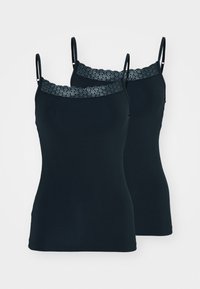 FEEL SPAGHETTI 2 PACK - Caraco - black