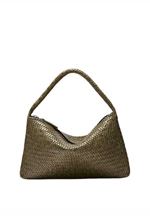 SMALL BRAIDED - Kabelka - khaki