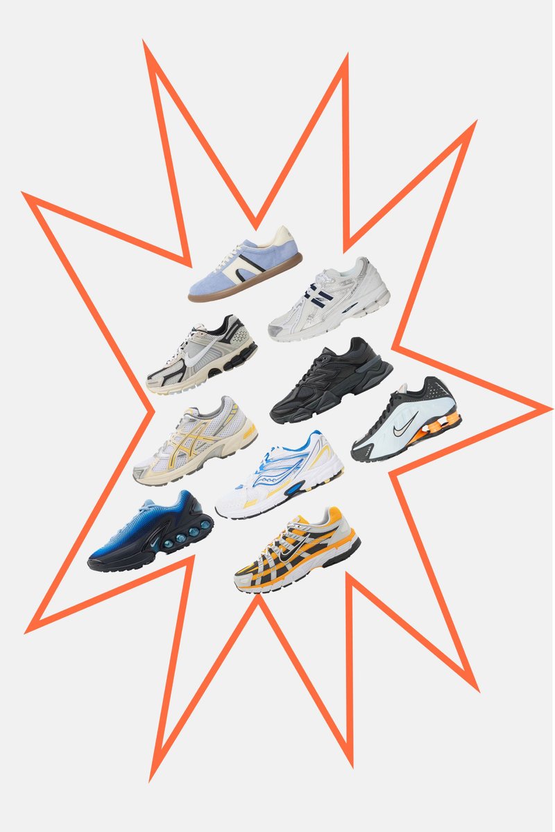 Colecție de adidași în diverse culori și designuri, inclusiv materiale din plasă și piele, având șireturi și modele distincte ale tălpii.