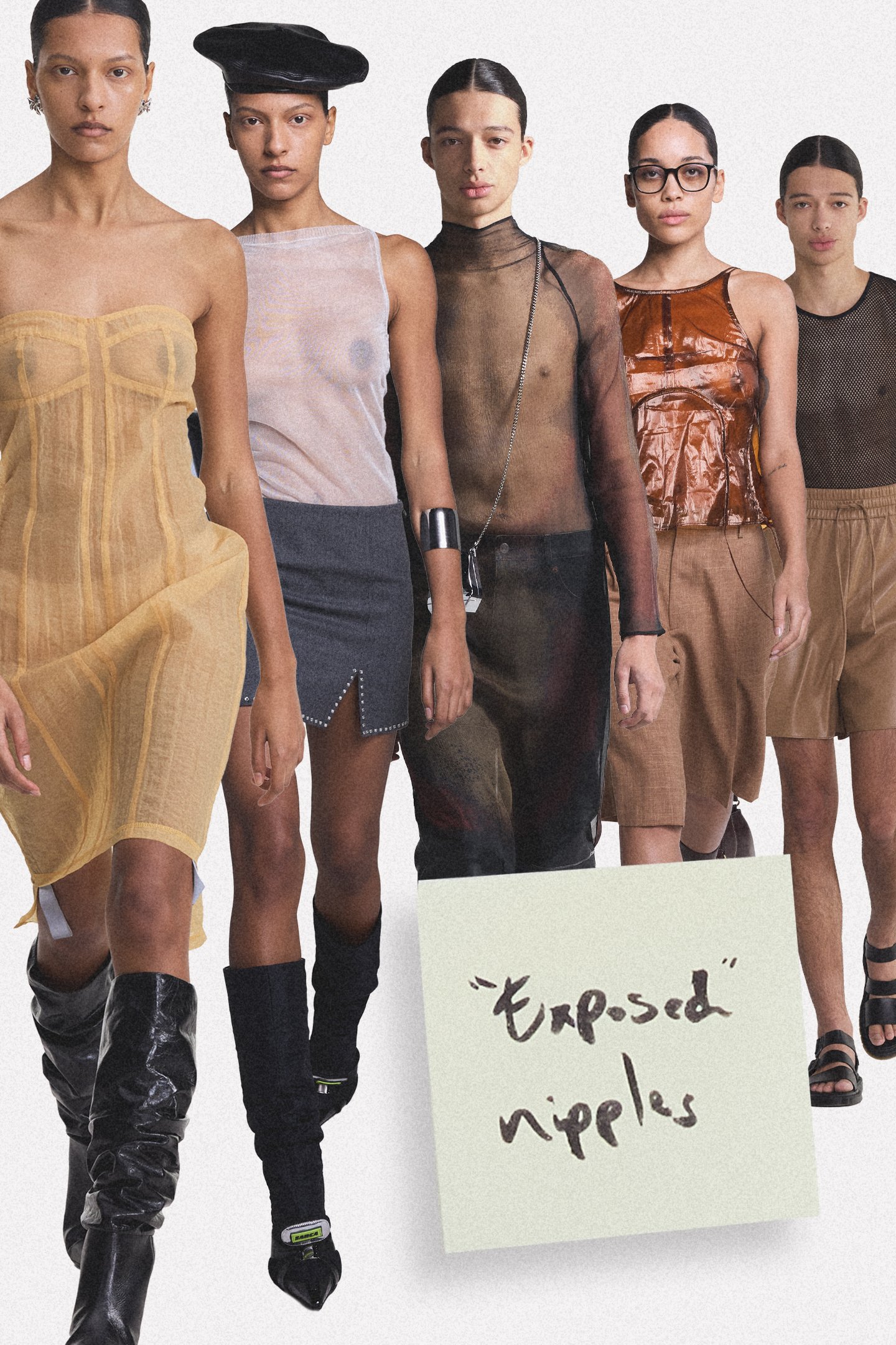 Capezzoli, alla moda