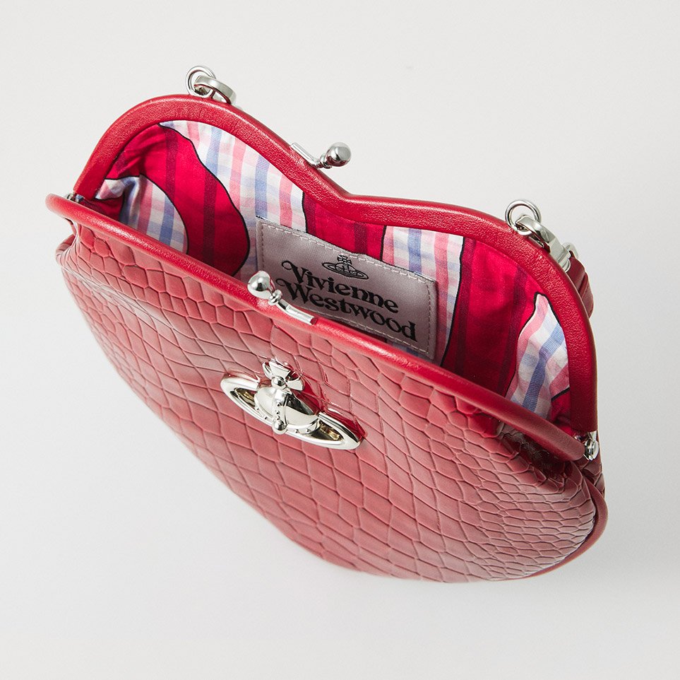 Vivienne Westwood HEART CARD HOLDER - Wallet - red - Zalando