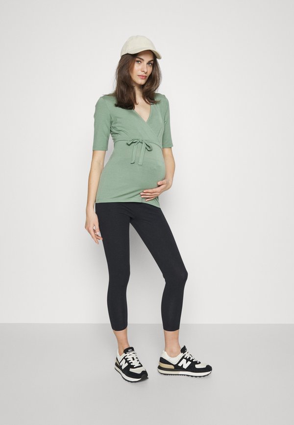 Even&Odd Maternity 2PACK Základné tričko offwhite/ mottledgrey