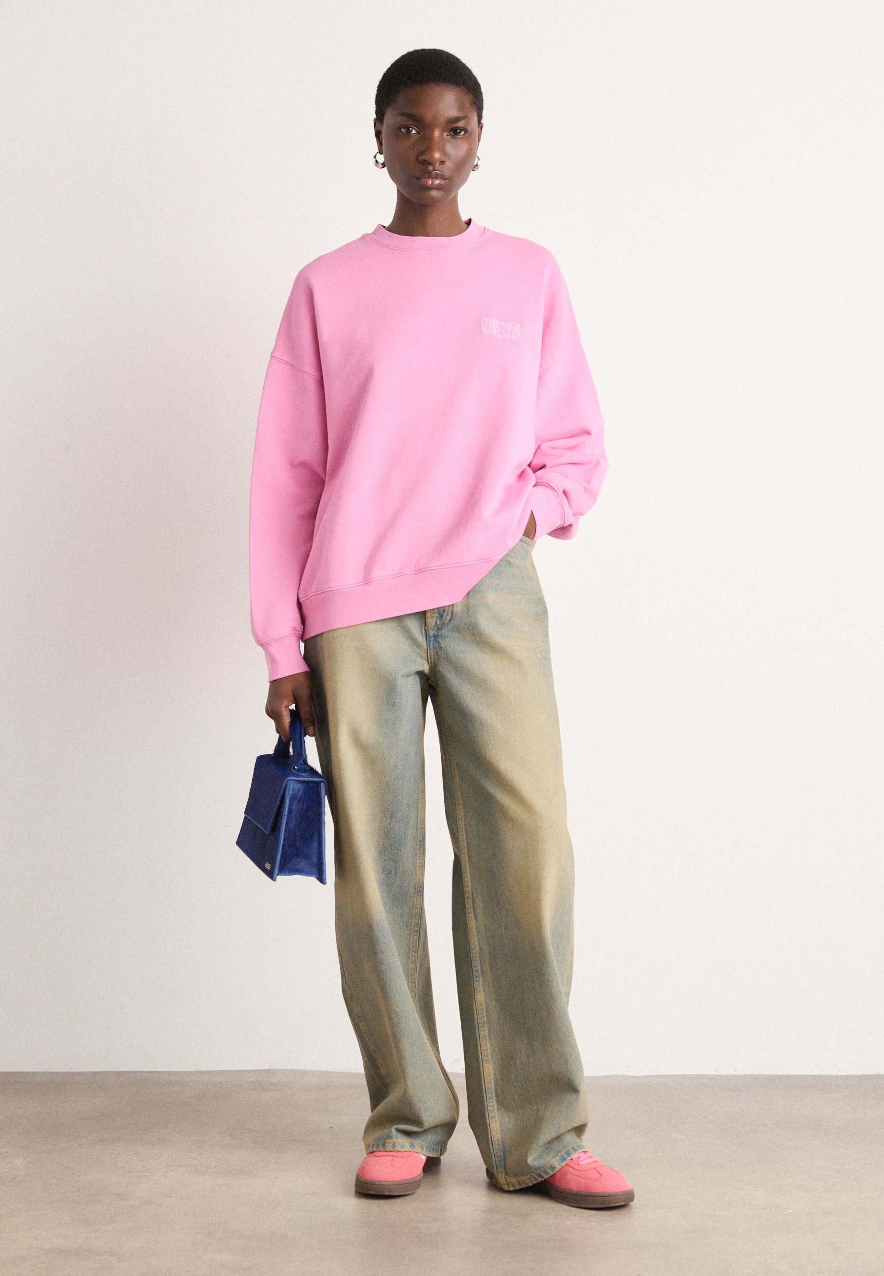 Scotch & Soda BOYFRIEND FIT GARMENT DYE - Sweatshirt - fluo