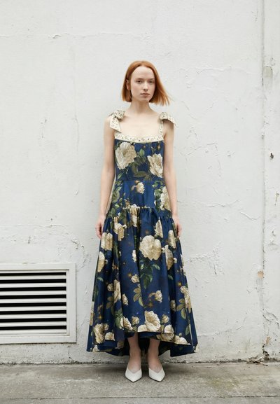 Alemais DAHLIA HALTER GOWN - Maxi dress - lemon/yellow - Zalando.co.uk