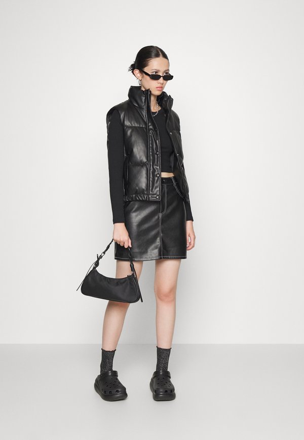 18643 Love For Koton Button Coat - Black