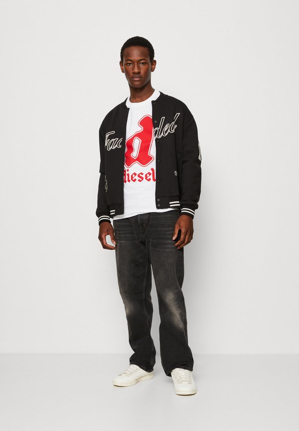FUBU VARSITY COLLEGE JACKE Bomber Jacket black/off white/black Zalando.co.uk