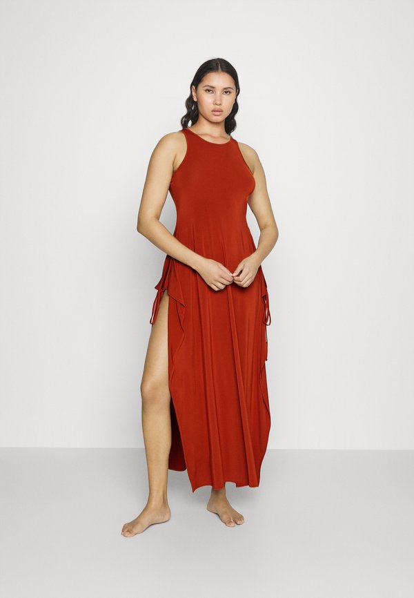 Max Mara Leisure RANCH Maxikleid ruggine/braun Zalando.de