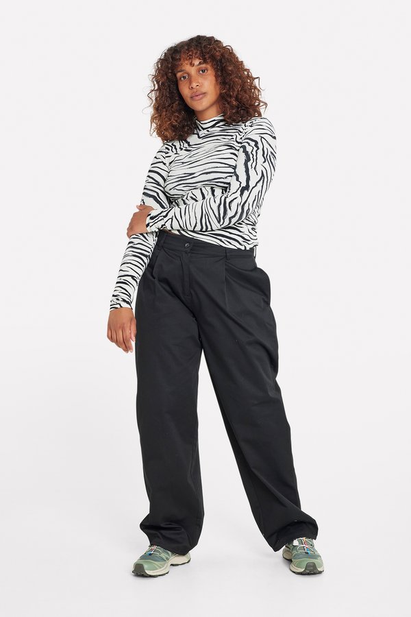 White And Black Casual Long Sleeve Shirt 43952 main image 1