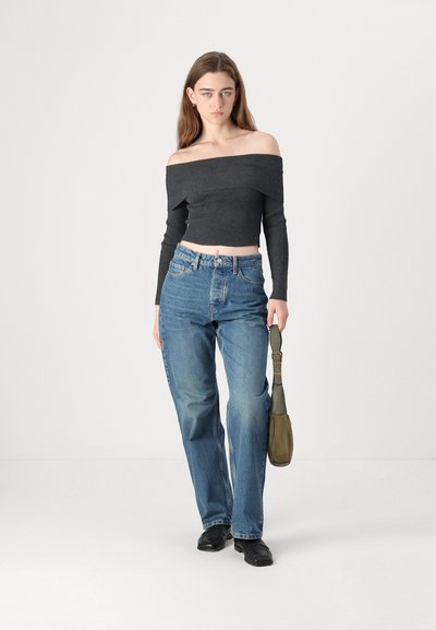 ONLY ONLMELTON LIFE OFF SHOULDER - Maglione - rose smoke/rosa