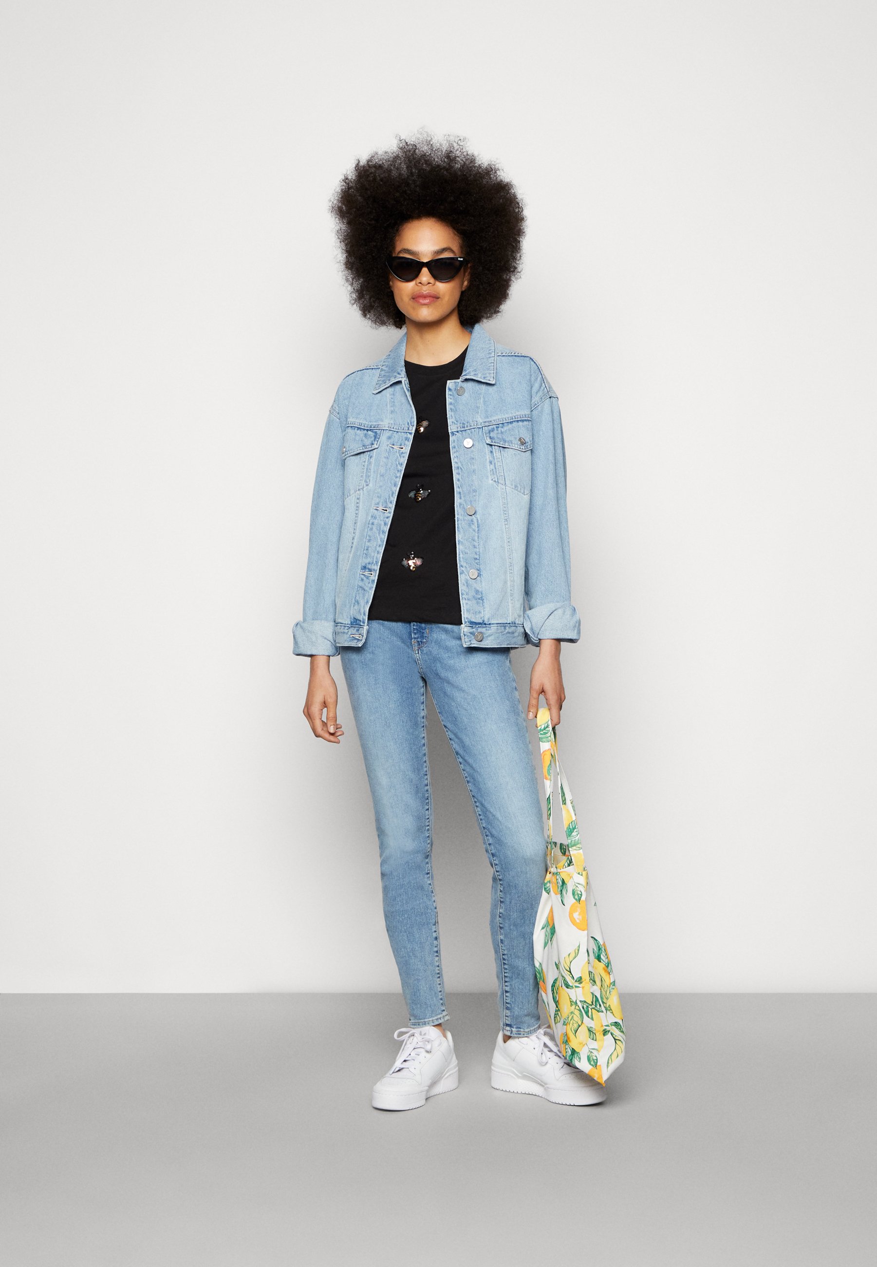Levi's® 721 HIGH RISE SKINNY - Jeans Skinny Fit - don't be extra/light-blue  denim - Zalando.de