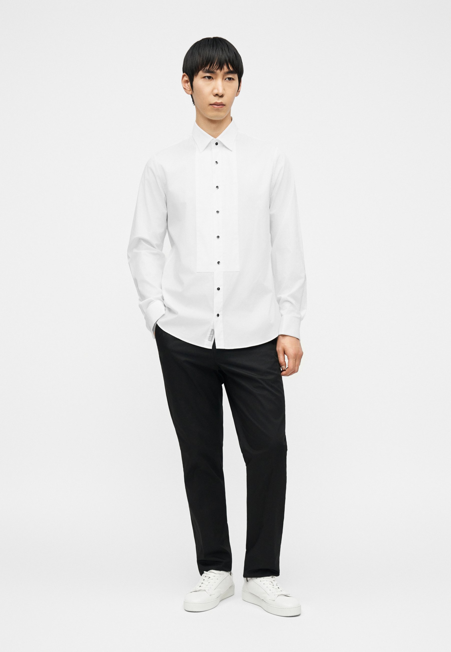 SELECTED HOMME Camicia Oxford Uomo – Maniche Lunghe, Colletto Button Down, Bianco A Strisce, Taglia M