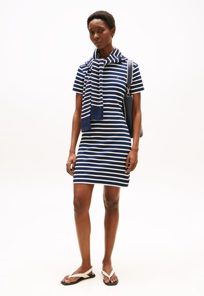 Lacoste Jersey dress - navy blue/grenadine/dark blue - Zalando.ie