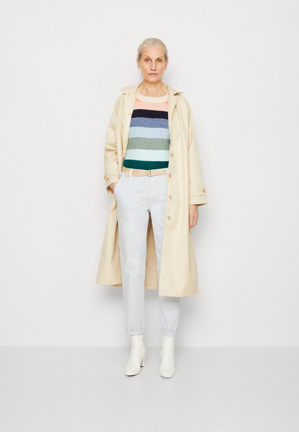 ESPRIT Maglietta Manica Lunga Donna In Jersey Di Cotone, Girocollo, Con Foro Per Pollice, Vestibilità Comoda, Nero