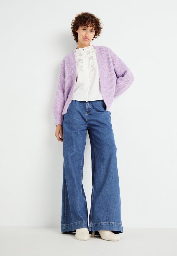 YAS YASRUNA RUFFLE - Blus - cherry blossom/ljusrosa - Zalando.se