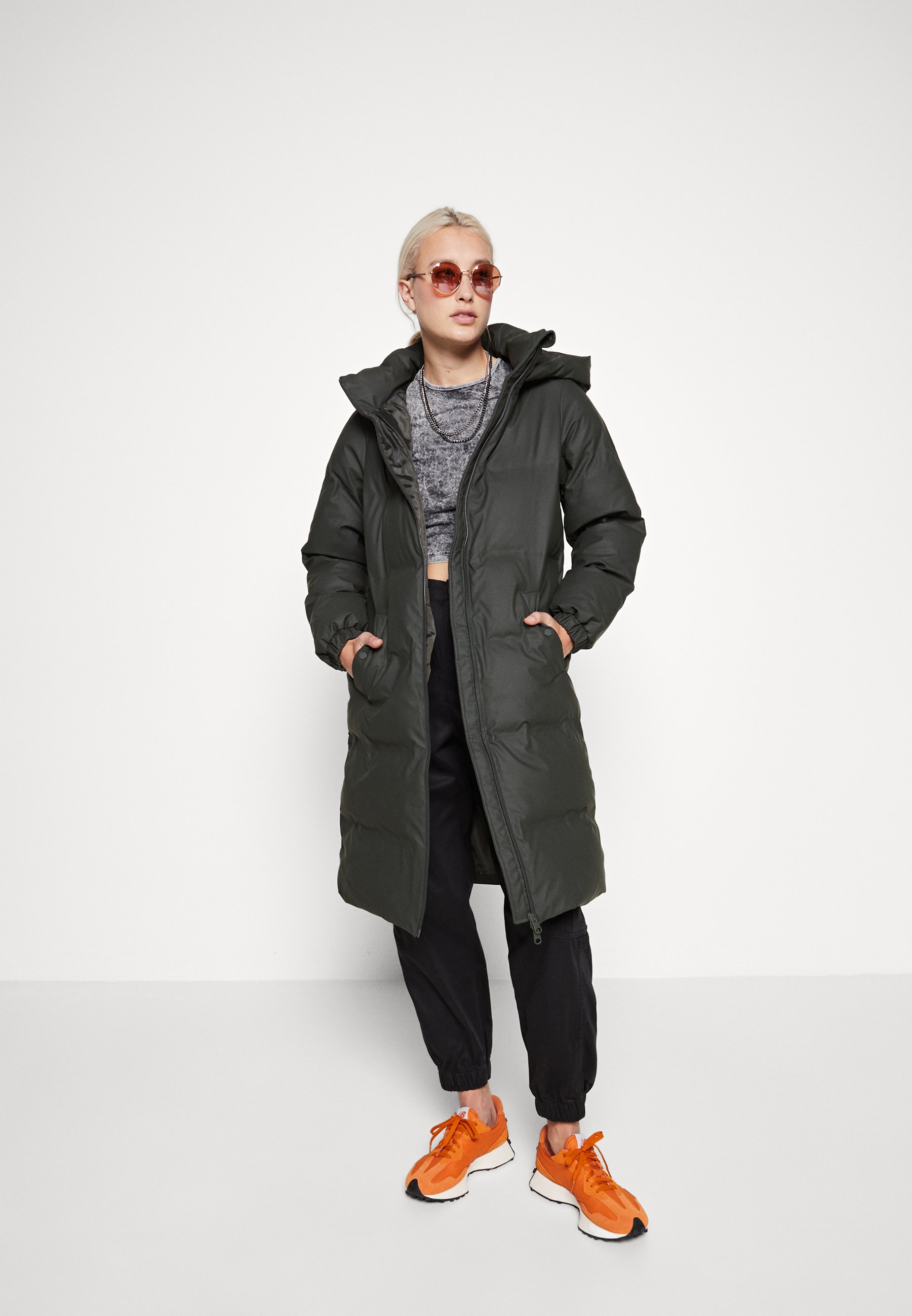 Damesbroek URBAN CLASSICS - Hoge taille - woodcamo - TB3047