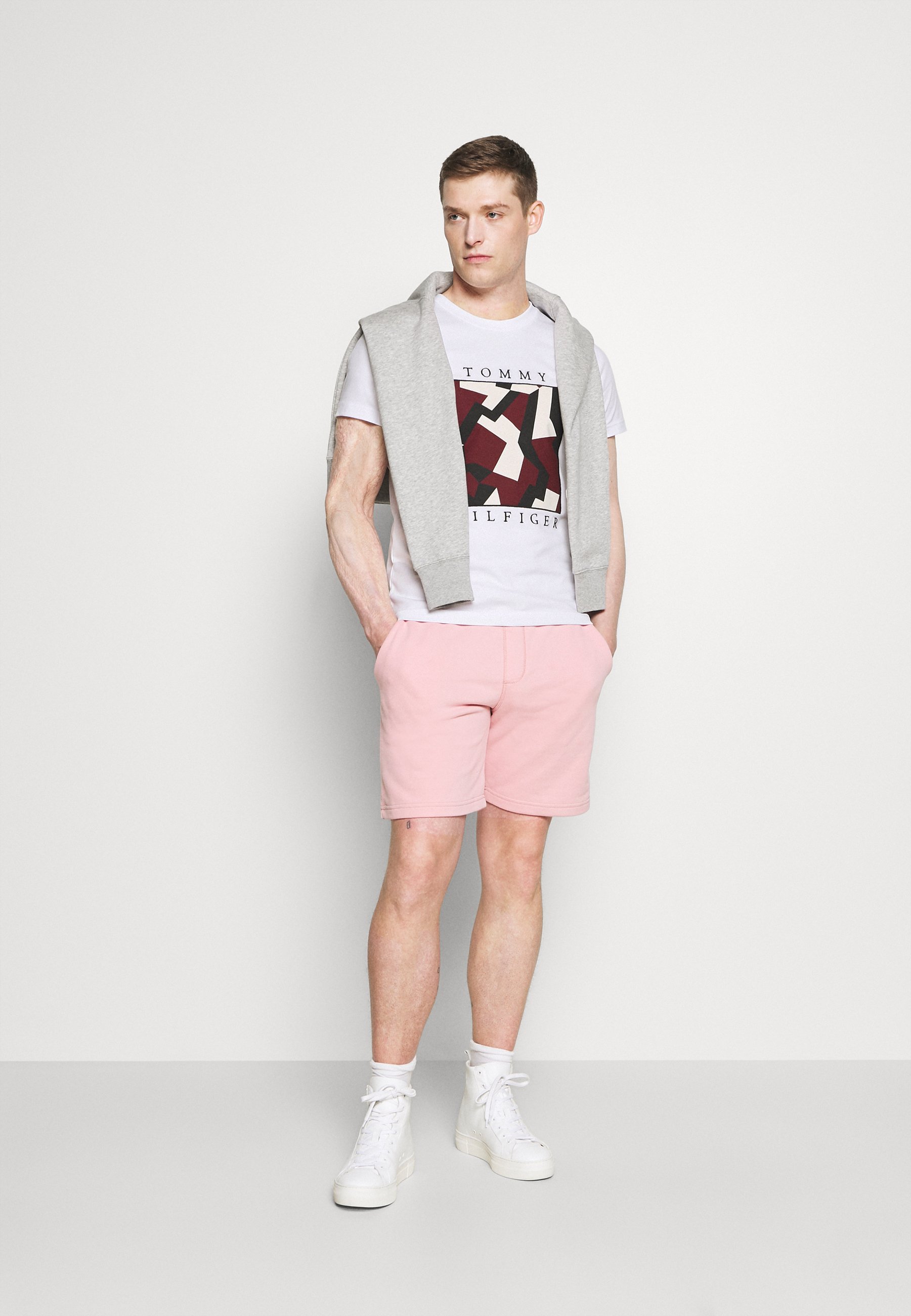 Tommy Hilfiger GRAPHIC HOODY - Jersey con capucha - grey/gris - Zalando.es
