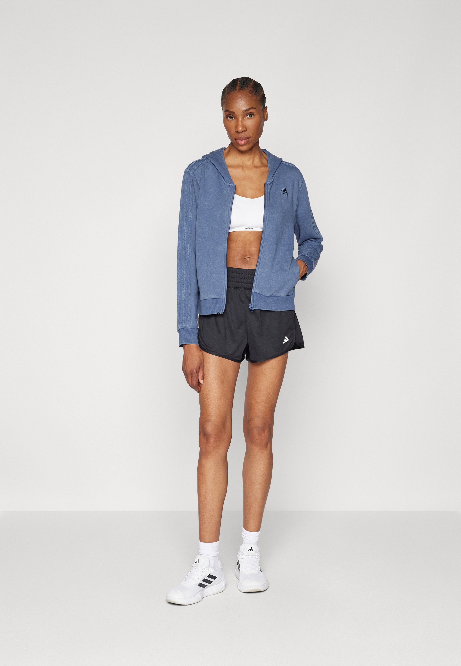 Ensemble Survêtement Femme 2 Pièces - Sweat à Capuche Zippé + Pantalon - Tissu Doux - Décontracté Sportswear