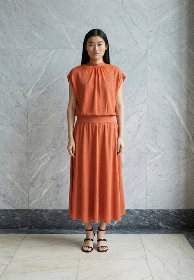 claudie pierlot orange dress Rent Claudie Pierlot Orange Dress UK 6