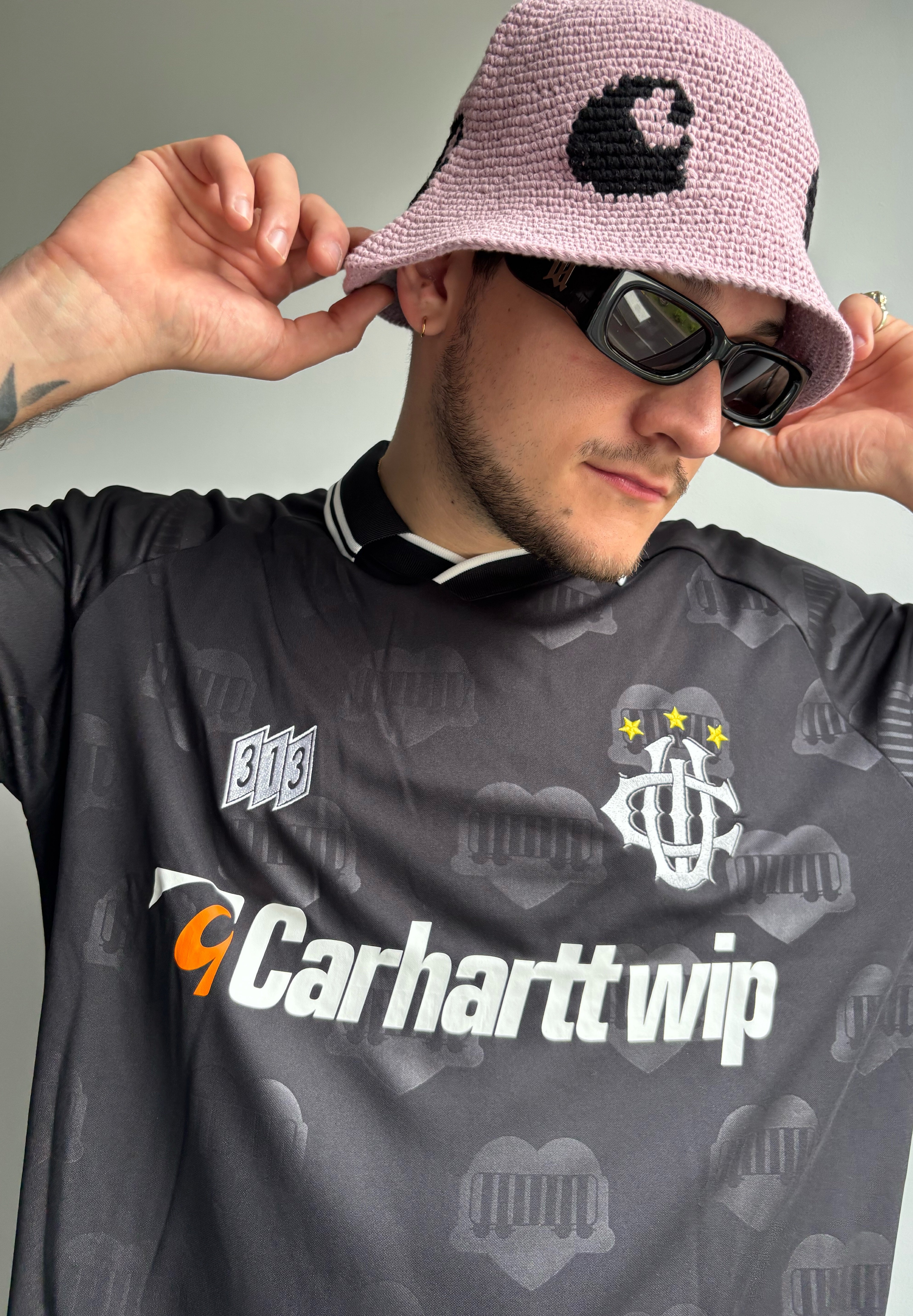 Carhartt WIP CANE HAT UNISEX - Hat - hortensia/black/pink