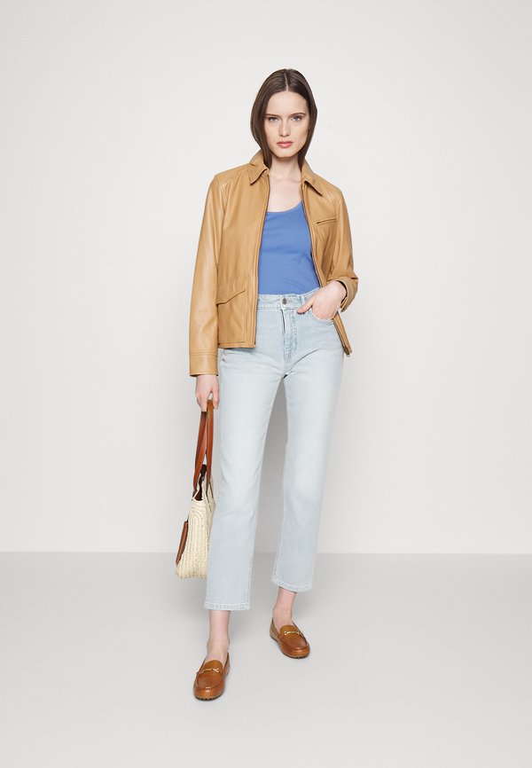 ralph lauren briony leather driver