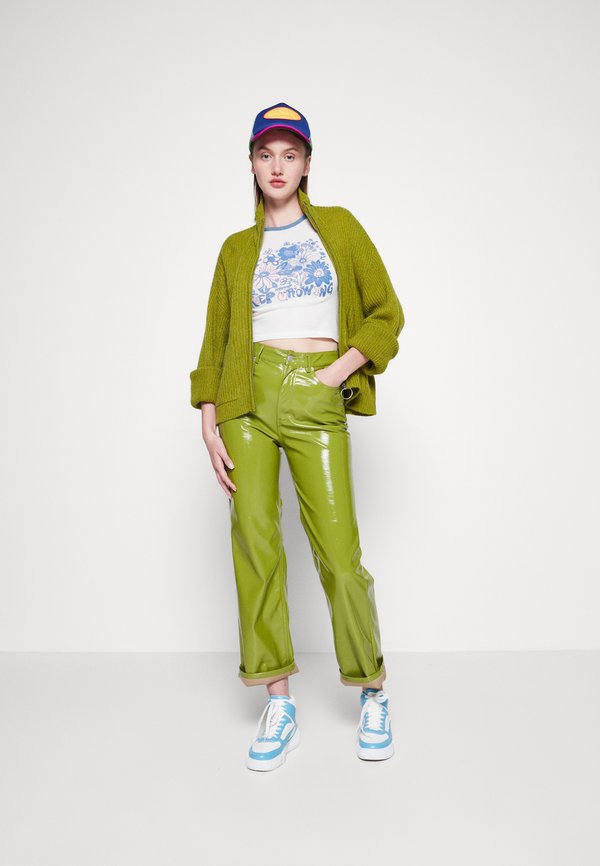 BDG Urban Outfitters RINGER BABY TEE TShirt basic ecru/weiß