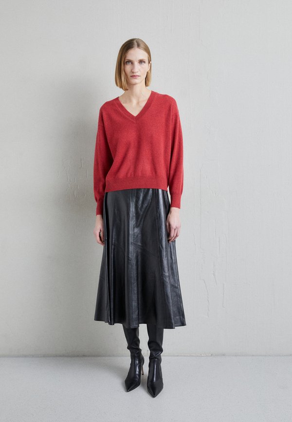 IVY OAK LAUREEN Jupe en cuir black/noir ZALANDO.BE