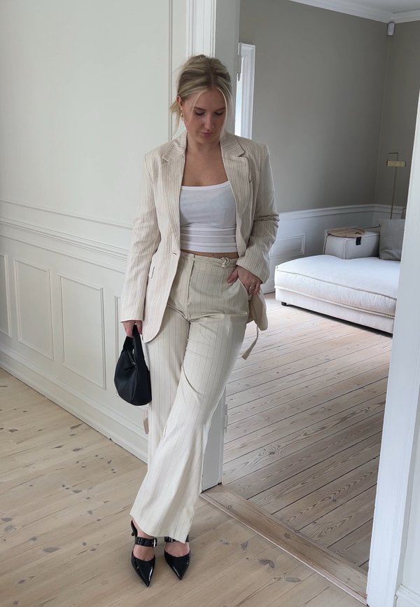 PC8477 KENDALL GRS BLAZER - LIGHT GREY MELANGE main image 1
