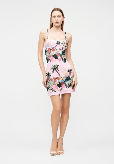 yellow mini dress sale Mia Silk Faille Mini Dress
