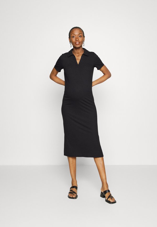 ONLY MATERNITY OLMNELLA BUTTON DRESS Strickkleid beige Zalando.ch