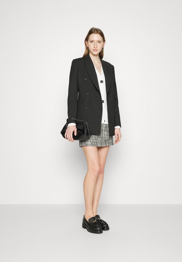 Banana Republic BRUSHED MARLED SCOOP Top Black Zalando de