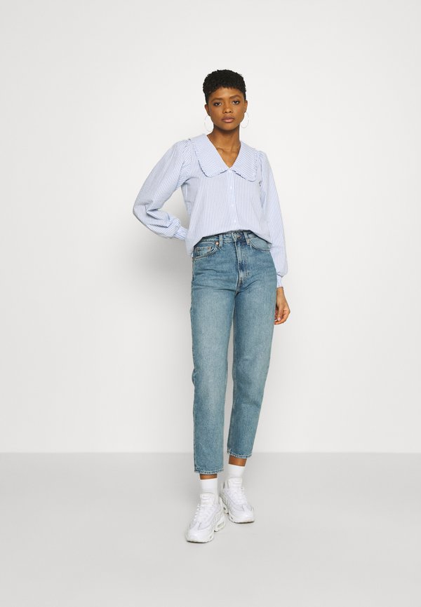 Orelia MIXED CHAIN 3 ROW NECKLACE Naszyjnik pale goldcoloured/złoty Zalando.pl