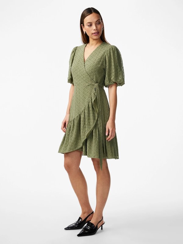 Yasthea Ls Long Dress Green Milieu main image 0
