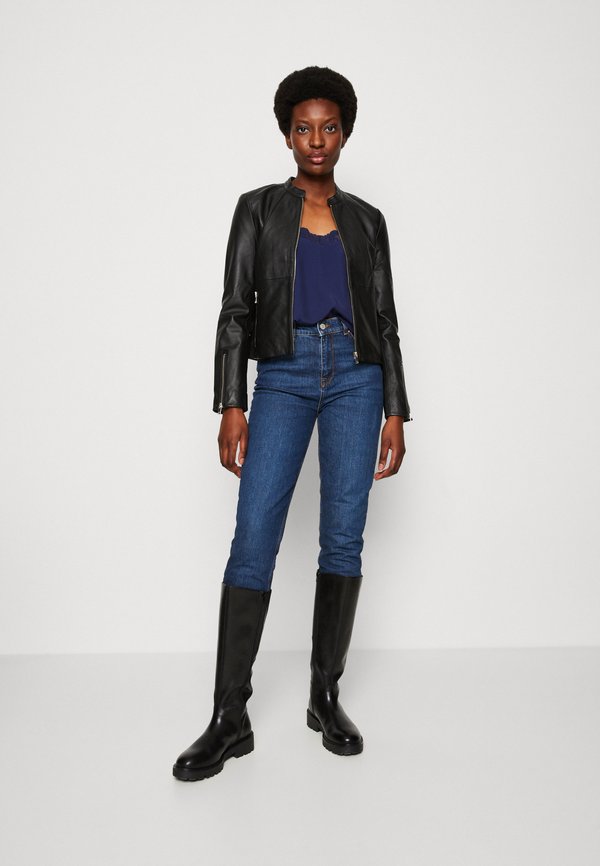 Anna Field Wide Fit Høye støvler - black/svart - Zalando.no