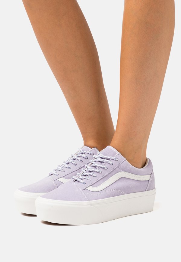 Vans OLD SKOOL STACKFORM Tenisky burro/true white/světle hnědošedá