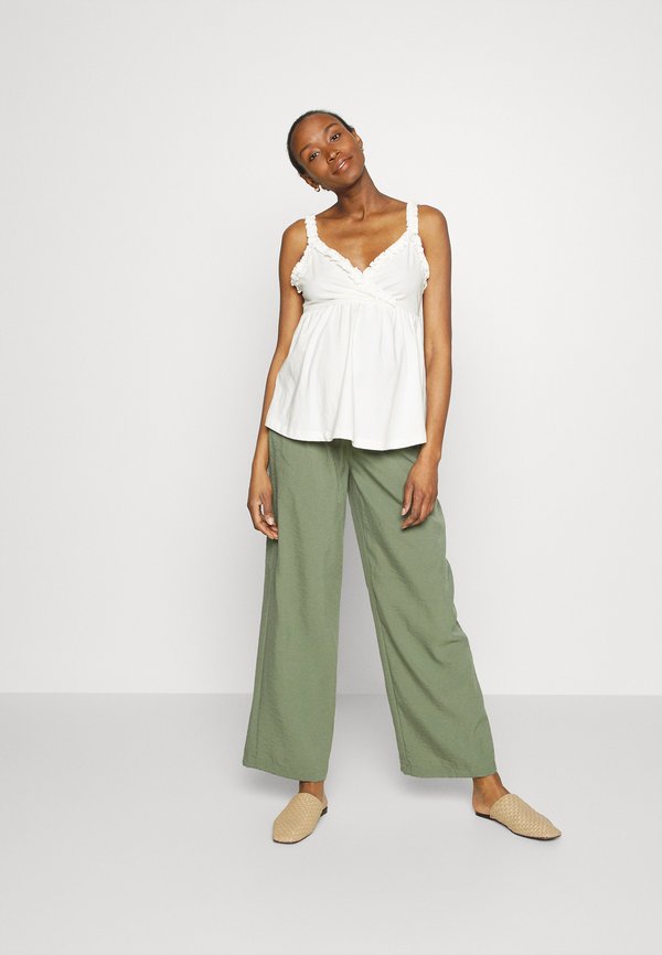 Vero Moda Maternity VMMNATALI NIA HW WVN Stoffhose laurel wreath