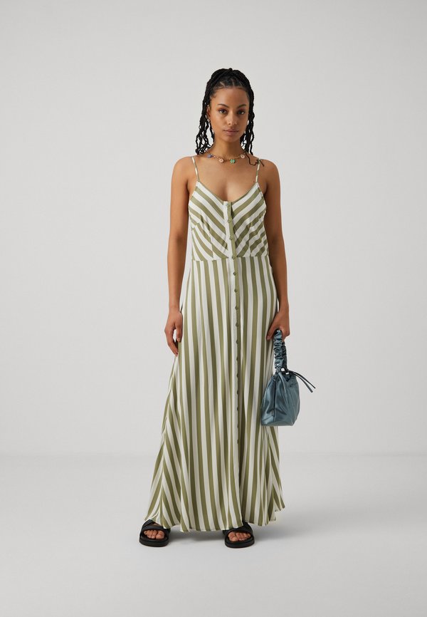 Yasdona Sl Long Dress Oil Green main image 1
