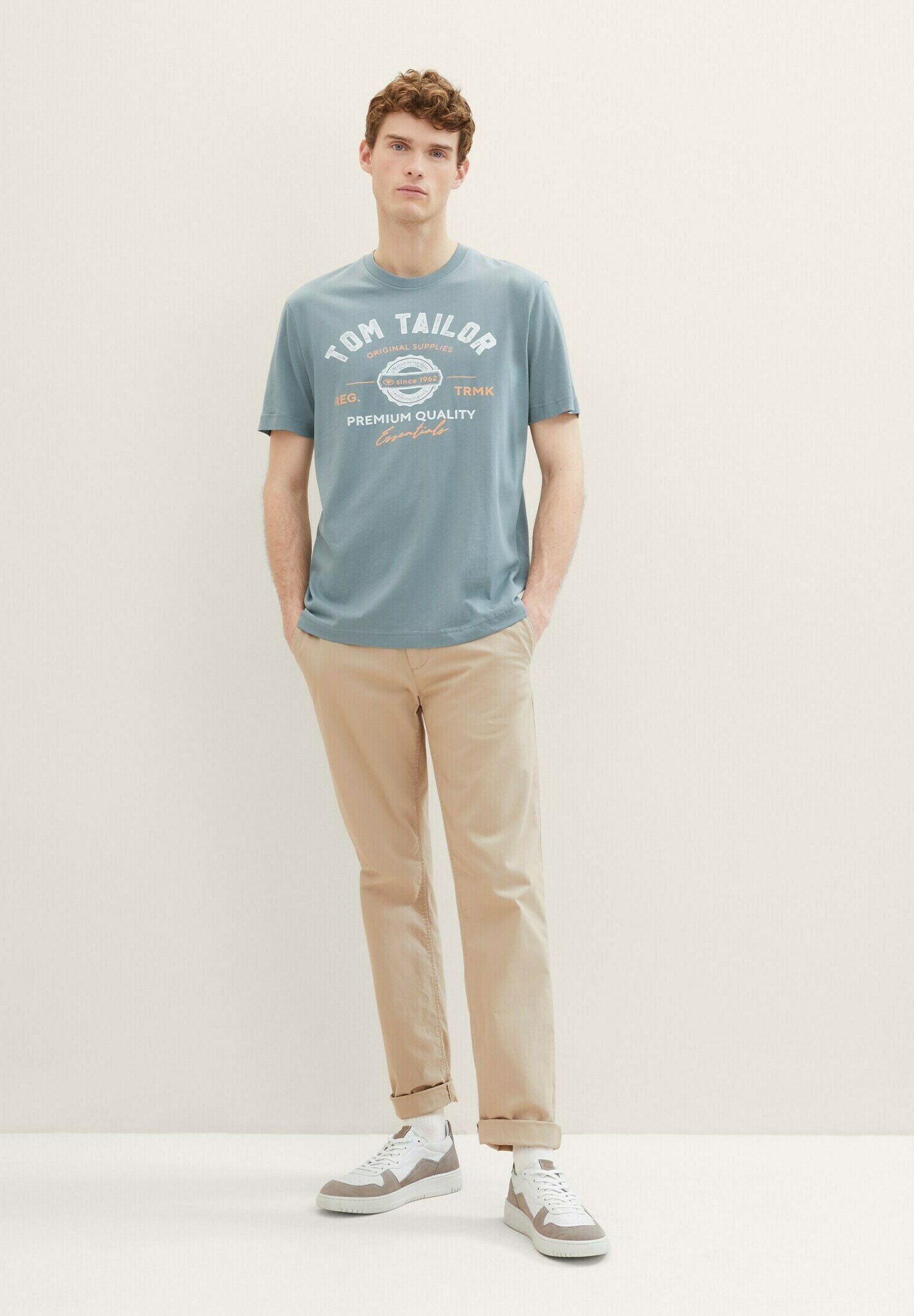TOM TAILOR Denim T-Shirt Donna A Righe Con Ricamo Uccello – Vestibilità Ampia In Morbido Cotone Sostenibile