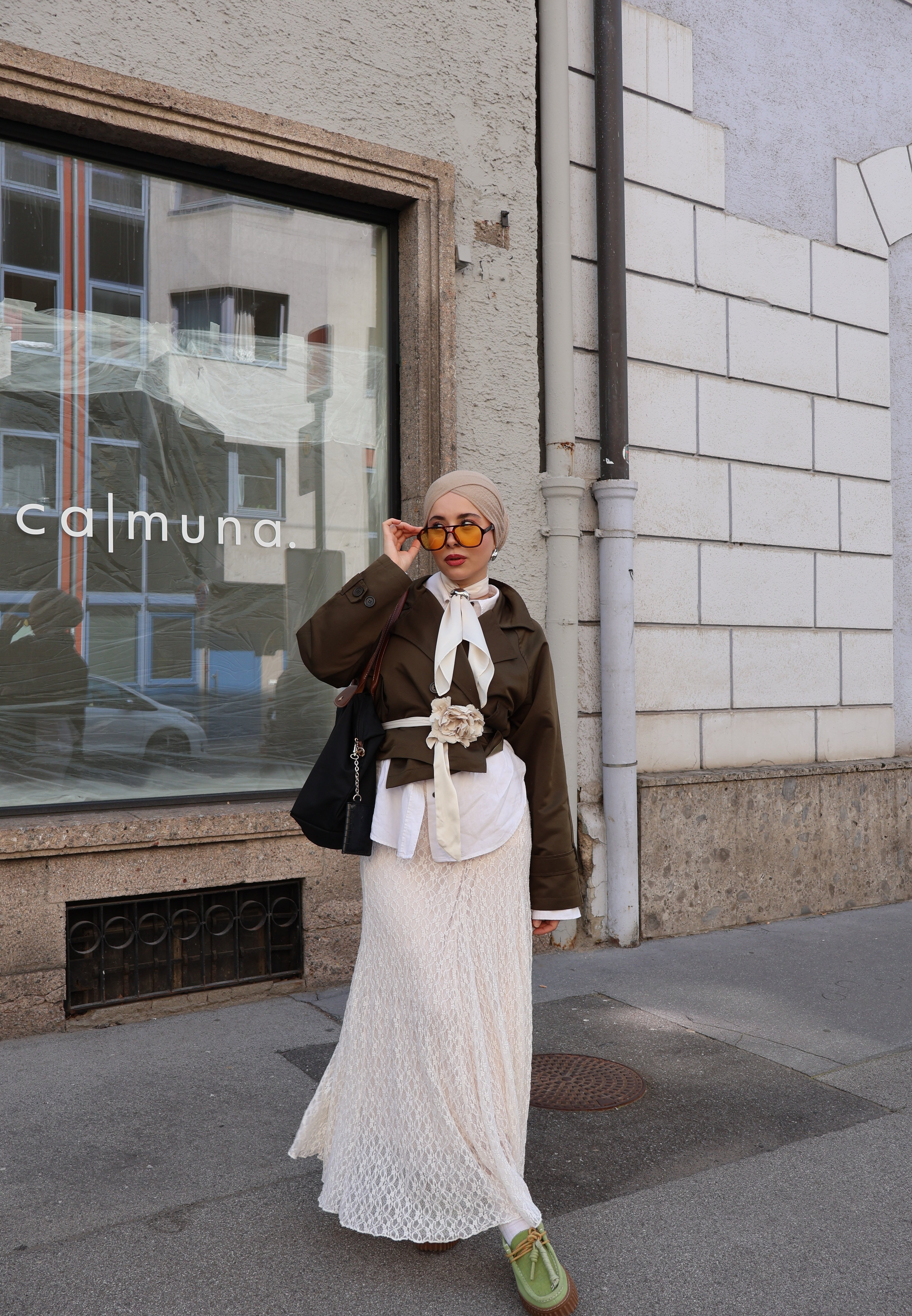 JJXX JXCARLIE SHORT TRENCHCOAT - Trenchcoat - beige - Zalando