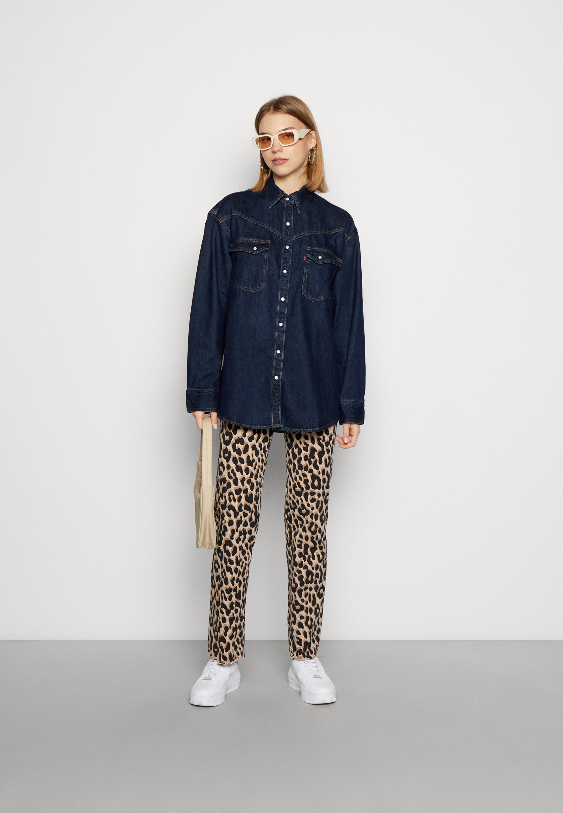 Only Broek met plissévouwen, model 'RAVENNA' in zwart online kopen | P&C